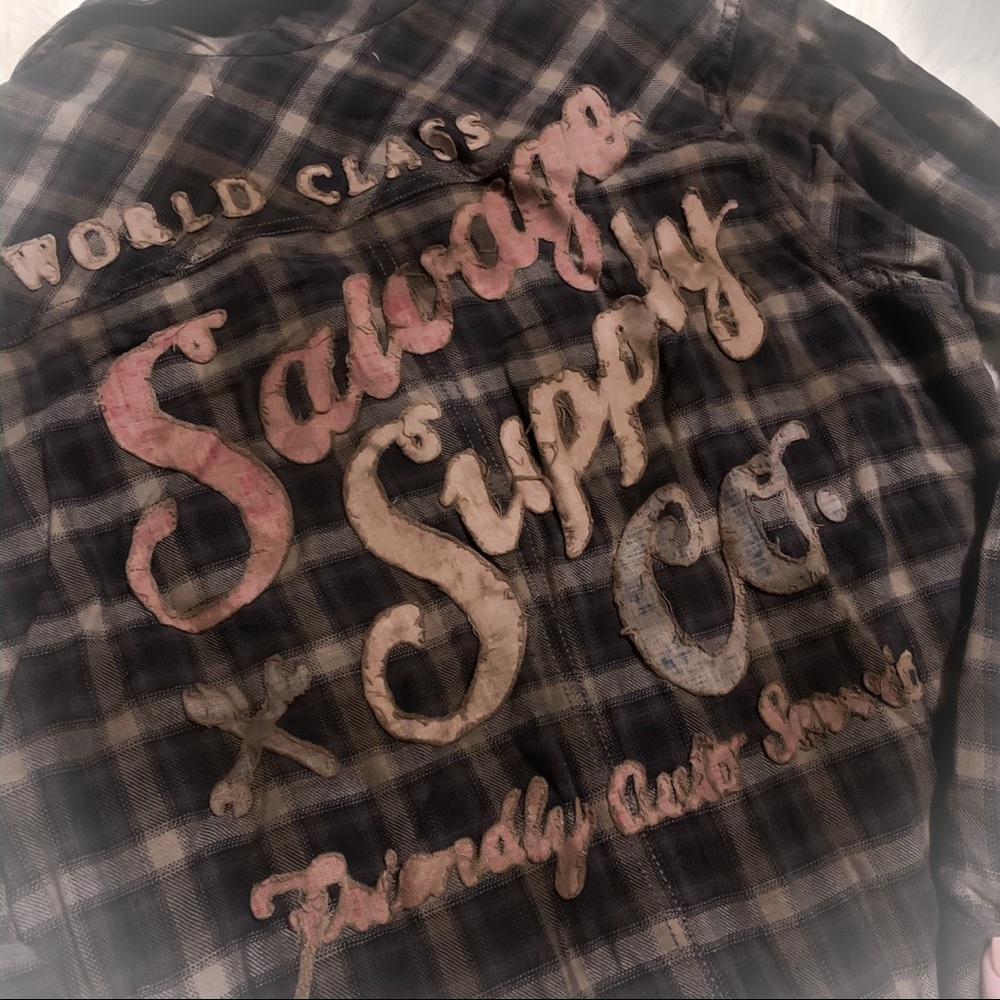 NWT Salvage Supply Company Plaid Flannel